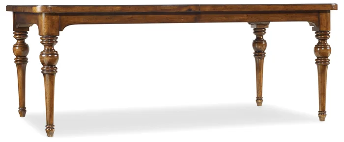 Tynecastle Rectangle Leg Dining Table with Two 18” Leaves