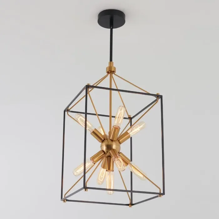 Valentino 9 Light Dimmable Lantern Square / Rectangle Chandelier (Copy)