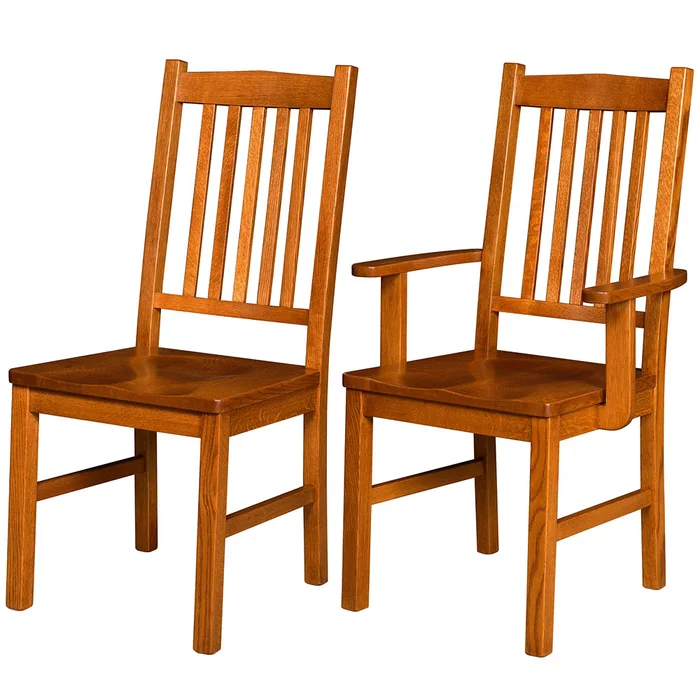 Van Ness Amish Mission Dining Chairs