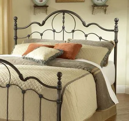 Venetian King Size Headboard with Bed Frame – Hillsdale Furniture – 1480HKR
