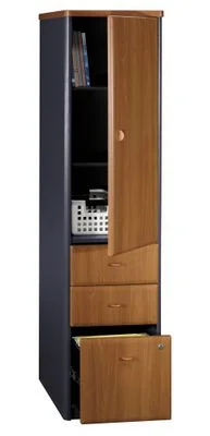 Vertical Locker – Series A Natural Cherry Collection – Bush Office Furniture – WC57475