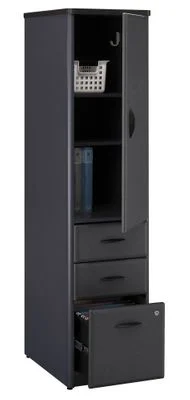 Vertical Locker (Assembled) – Series A Slate Collection – Bush Office Furniture – WC84875SU