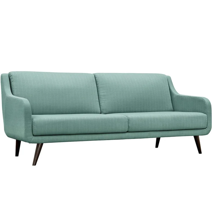 Verve Upholstered Sofa, Blue, Fabric 10234