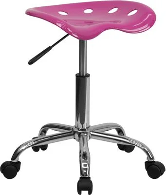 Vibrant Candy Heart Tractor Seat & Chrome Stool – LF-214A-CANDYHEART-GG