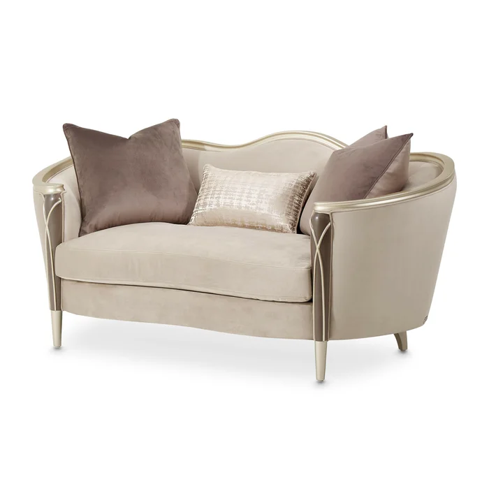Villa Cherie – Loveseat – Porcini/Hazelnut