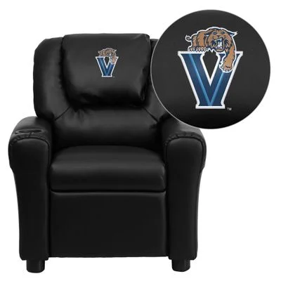 Villanova University Wildcats Black Vinyl Kids Recliner – DG-ULT-KID-BK-40032-EMB-GG