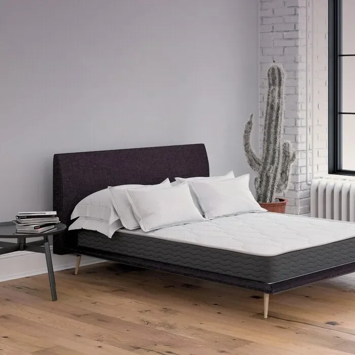 Virtue 13″ Queen Medium Encased Coil with Charcoal Infused Memory Foam Hybrid Mattress