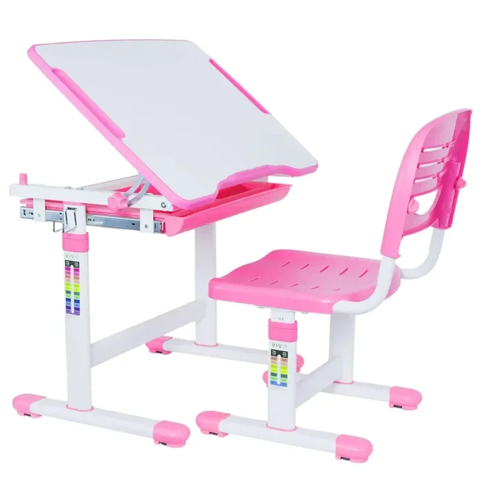 VIVO Kids’ Height-Adjustable Desk and Chair, DESK-V201B/V201G/V201P K7064