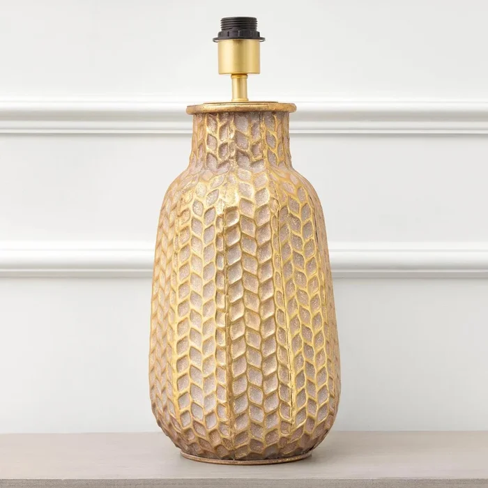 Voyage Maison Evanora Lamp Base Gold/Whitewash