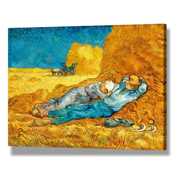 Wall Art Decor For Living Room Noon: Rest from Work, by Vincent Van Gogh