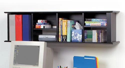 Wall Hutch in Black – Sonoma Collection – Prepac Furniture – BHD-1348