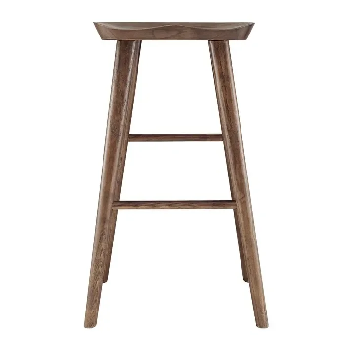 Walnut Anzie Solid Wood Bar Stool, final cut