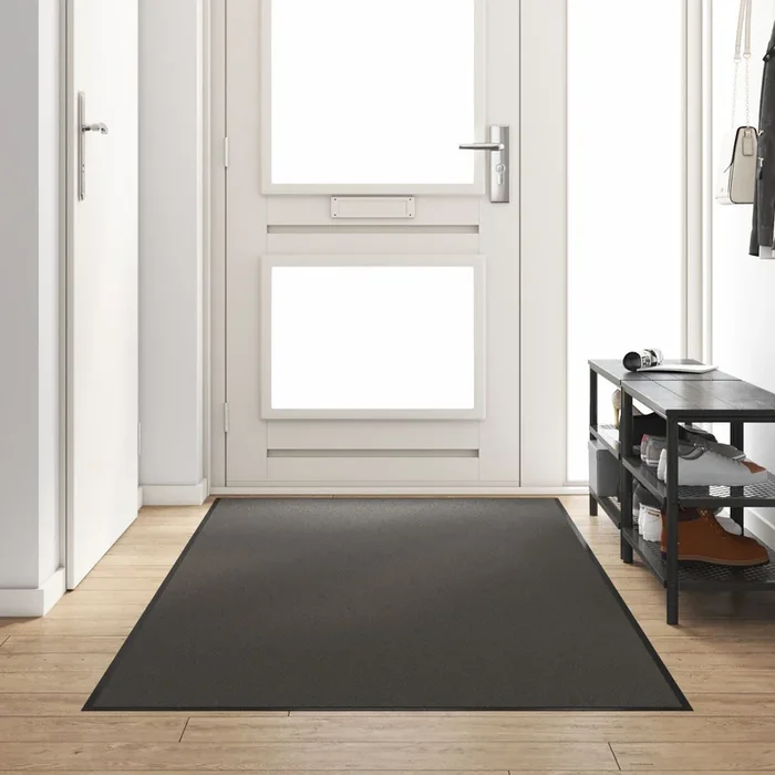 Washable Doormat In Anthracite, 120X300 Cm