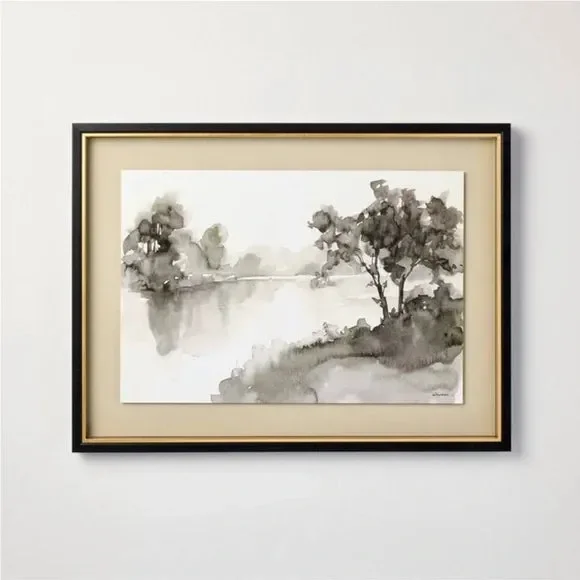 Washed Stream Framed Wall Art