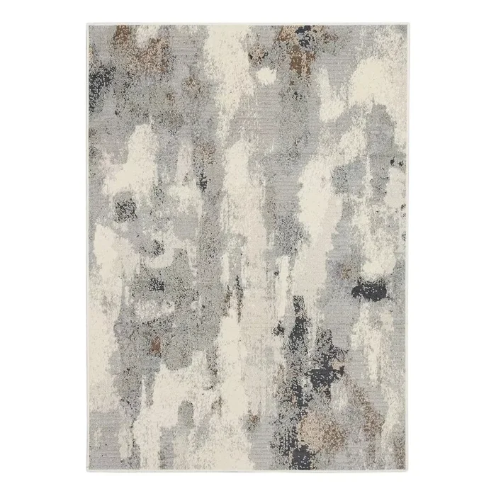 Watercolor Area Rug Gray 5’x7′