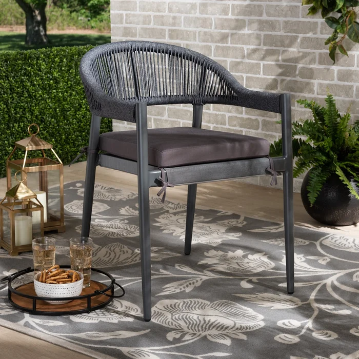 Wendell Modern Metal Outdoor Chair