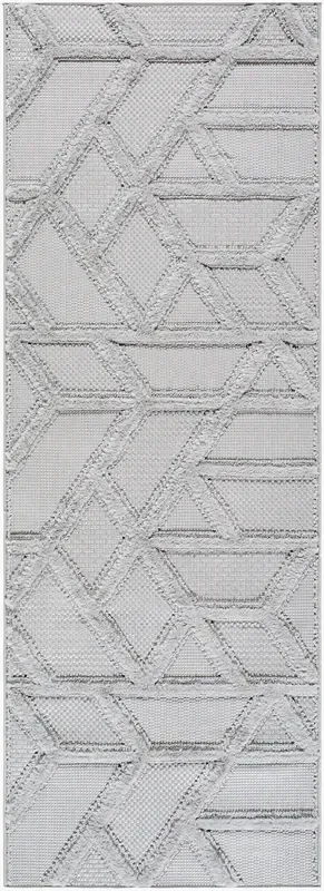 West Palm WPM-2305 7ft Runner Machine Woven Indoor/Outdoor Runner Rug