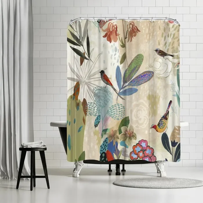 Where The Passion Flower Grows Single Shower Curtain EE199