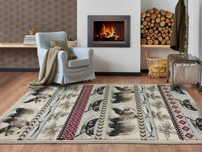 WILD LIFE Area Rug – 5’2” x 5’2” – WL2055