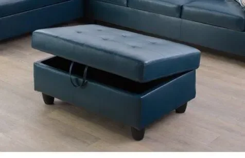 Wilhelmine 103.5″ Wide Faux Leather Ottoman MG537