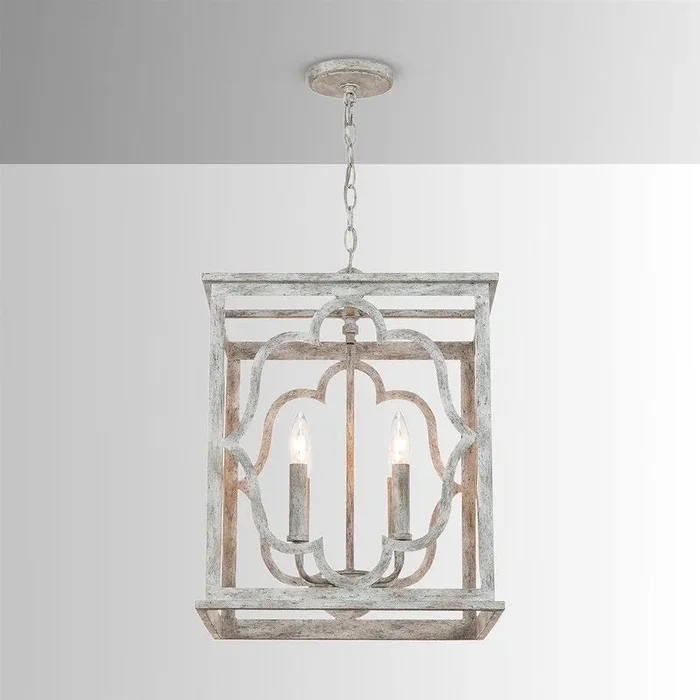 Willa 4 – Light Unique / Statement Square Chandelier 7140