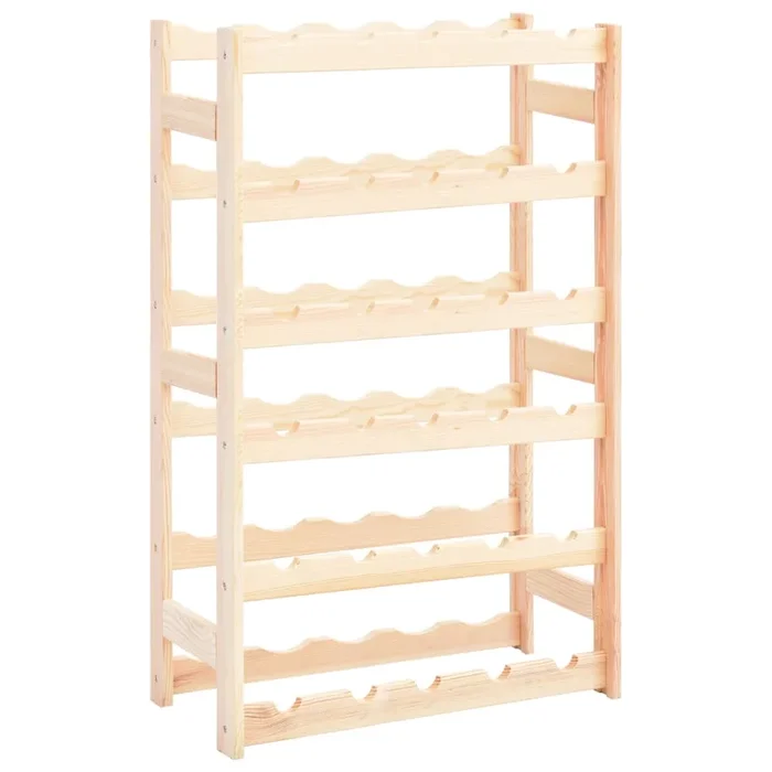 Wine Rack For 30 Bottles Pinewood