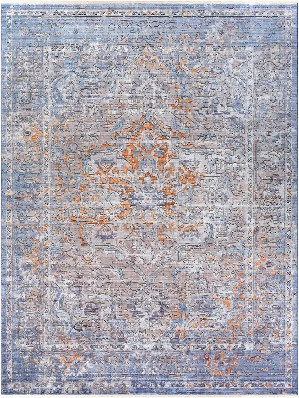 Wonder WAM-2303 8′ x 11′ Machine Woven Faux Silk Area Rug