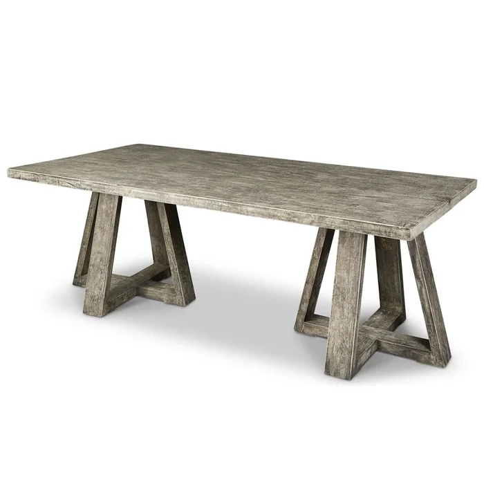 X-Base Reclaimed Wood Dining Table