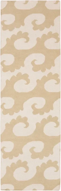 Yacht Club YTC-2014 8ft Runner Handmade Wool Runner Rug