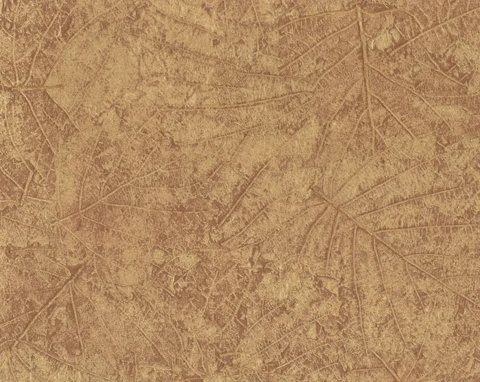York CL1808 Tossed Leaves Copper Wallpaper
