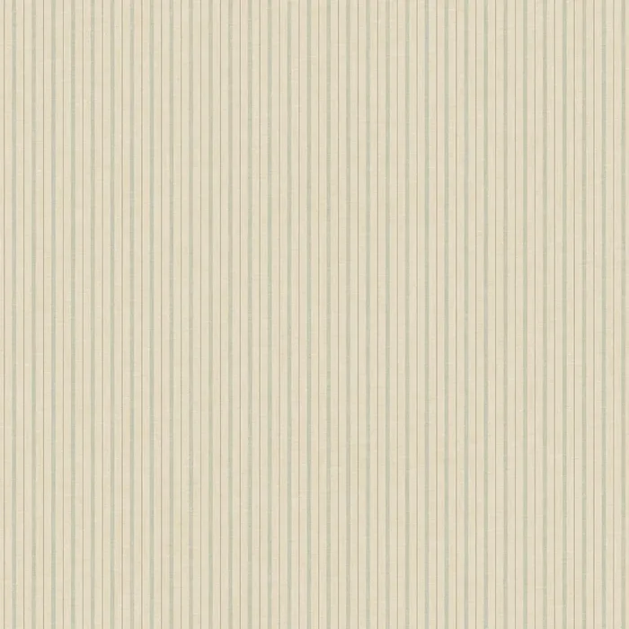 York ME1560 French Ticking Khaki & Light Blue Wallpaper
