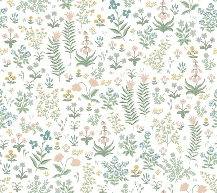York PSW1550RL Menagerie Garden Blush Multicolor Peel & Stick Wallpaper