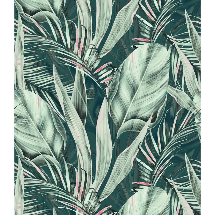 York Wallcoverings RoomMates Tropical Plants Tapestry Modern Botanical Greens Wallpaper – TAP4886LG