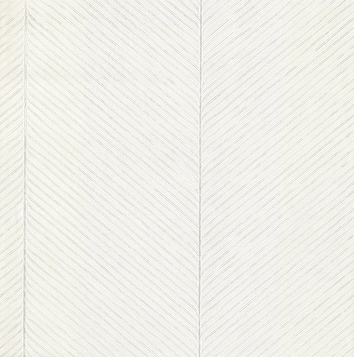 York Wallcoverings Tropics Resource Library Palm Chevron White and Silver Wallpaper Textures Whites and Off-Whites – TC2692