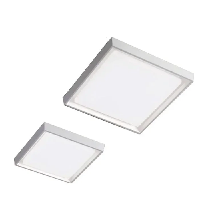Zafferano Alu wall ceiling led lamp 25W square