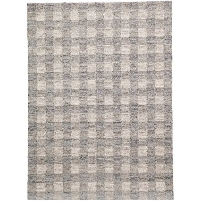 Zager Handmade Hand Hooked Performance Gray/Tan/Beige Rug, Rectangle 3’6″ x 5’6″