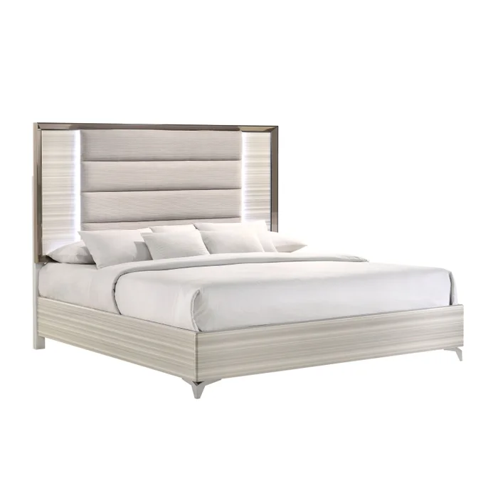 Zambrano – King Bed Footboard, Side Rails And Slats