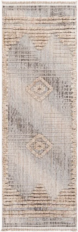 Zaragoza ZRZ-2305 7ft Runner Machine Woven Runner Rug