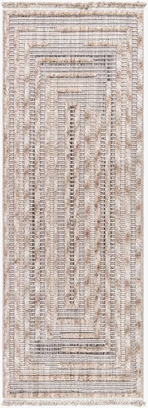 Zaragoza ZRZ-2315 7ft Runner Machine Woven Runner Rug