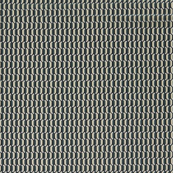ZOFFANY Domino Trellis Fabric Geometric Ink – ZDOM333331