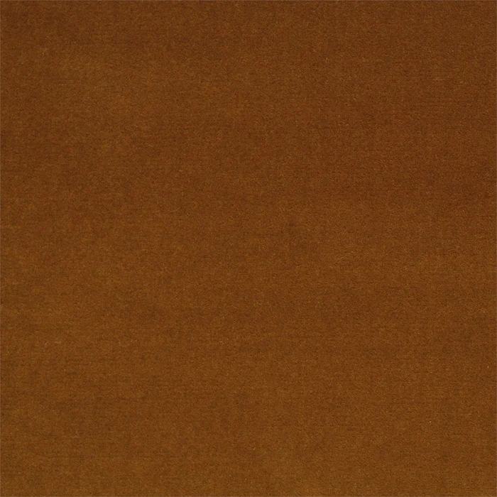 ZOFFANY Quartz Velvet Fabric Plains , Textures Terracotta – ZREV331616