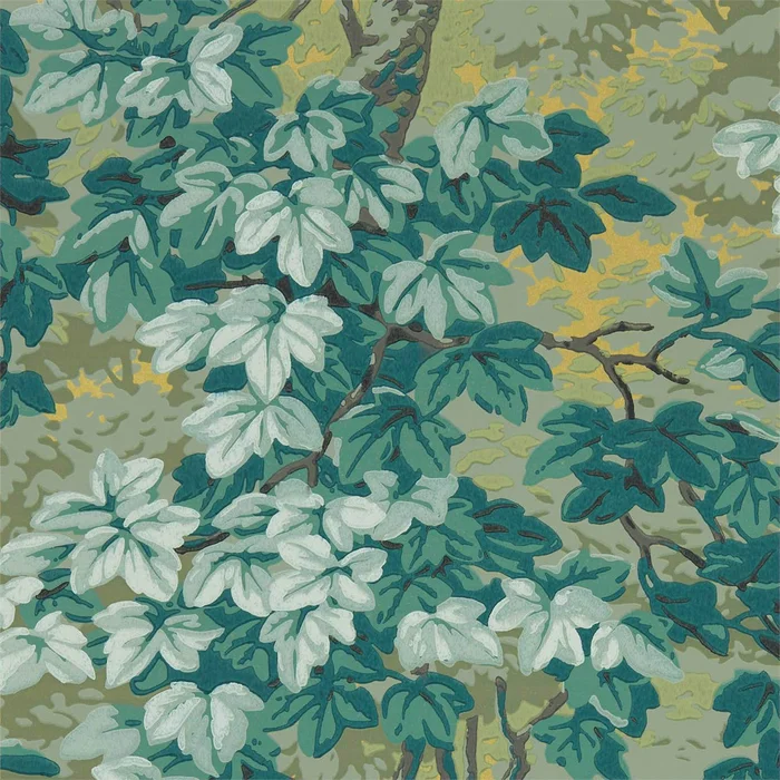 ZOFFANY Richmond Park Wallpaper Leaves , Trees Evergreen Surflex-Printed Wallpaper – ZDAR312857
